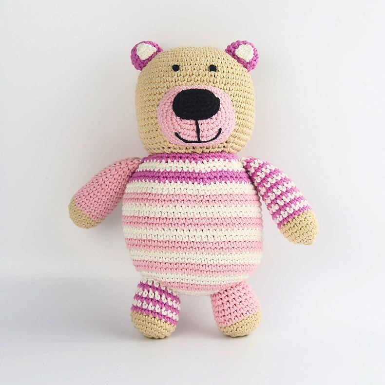 Handmade Crochet Cotton Bear Plush Toys - Customizable, Modern, and Adorable Animal Bear Designs