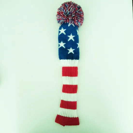 POM POM Knit Head Cover Headcovers for Driver golf Clubs