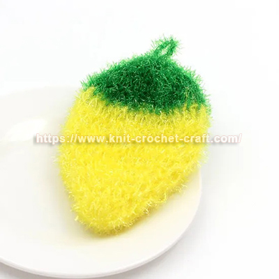 Custom Premium Hand Crochet Non-Scratch Dish Scrubber Handmade Double Layered Durable Dish Towel