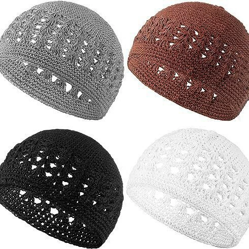 Wholesale Muslim Kufi Hats for Women & Men - Cotton Islamic Prayer Caps in Various Colors & Sizes (S, M, L) - Unisex Religious Headwear