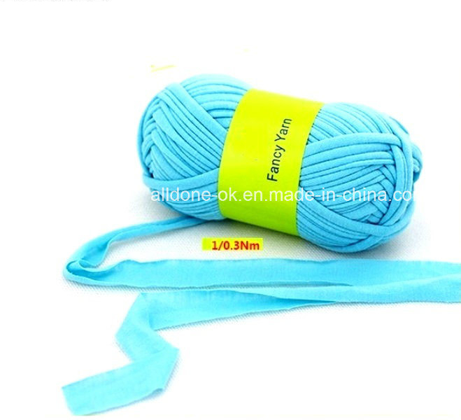 Hand Knitting Crocheting Fancy Fabric Yarn, Strip Elastic T-Shirt Yarn, Alldone E-trading Firm
