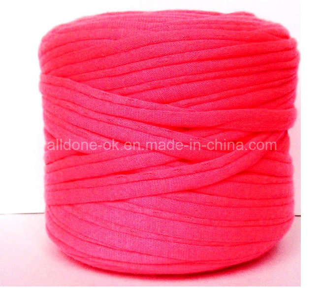 Hand Knitting Crocheting Ecologic Cotton Zpagetti Recycled Elastic T-Shirt Yarn