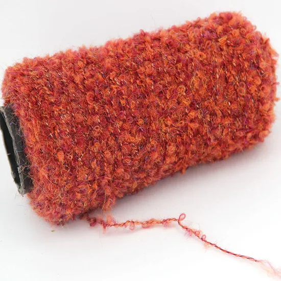 Loop Yarn Boucle Yarn Polyester Nylon Blended Fancy Yarn for Knitting, Alldone E-trading Firm